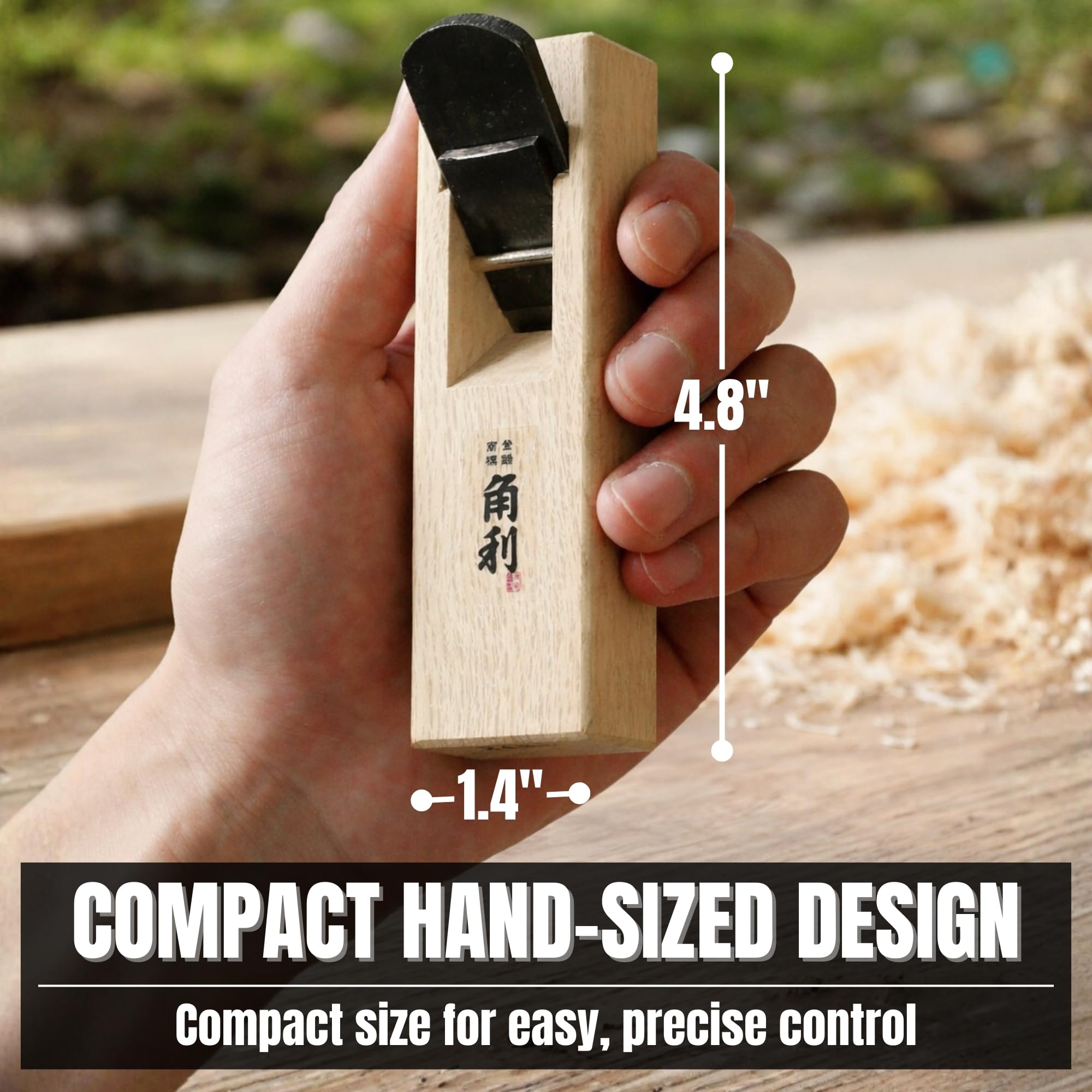 Amazon.com: KAKURI Mini Hand Plane for Wood 24mm [Flat Sole
